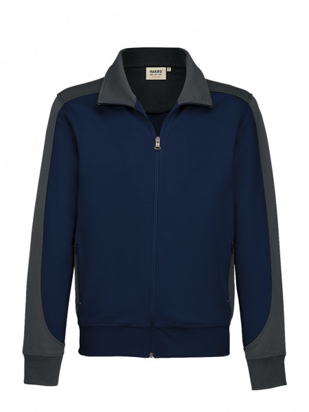 Sweatjacke Contrast Performance von HAKRO