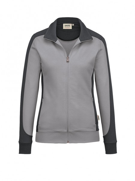 Damen-Sweatjacke Contrast Performance von HAKRO