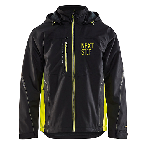 Atlas Zubehör PROFI-REGEN SHELL JACKE schwarz/gelb