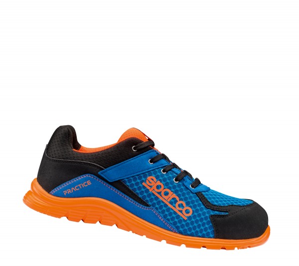 Sparco | Halbschuh Practice S1P blue orange