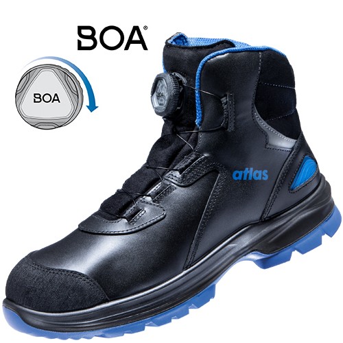 Atlas knöchelhoher Sicherheitsschuh SL 9845 XP BOA blue 2.0, W12 ESD S3