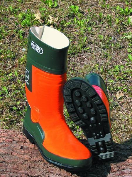 WATEX Schnittschutz-Gummistiefel Klasse 3