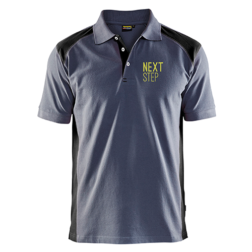 Atlas Zubehör PROFI POLO-SHIRT grau/schwarz